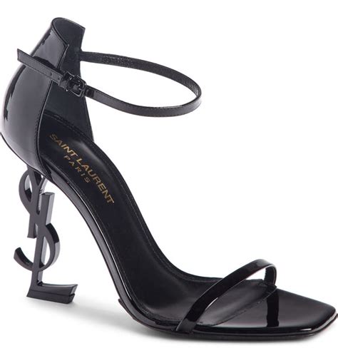 ysl all black heels|YSL heels black opyum.